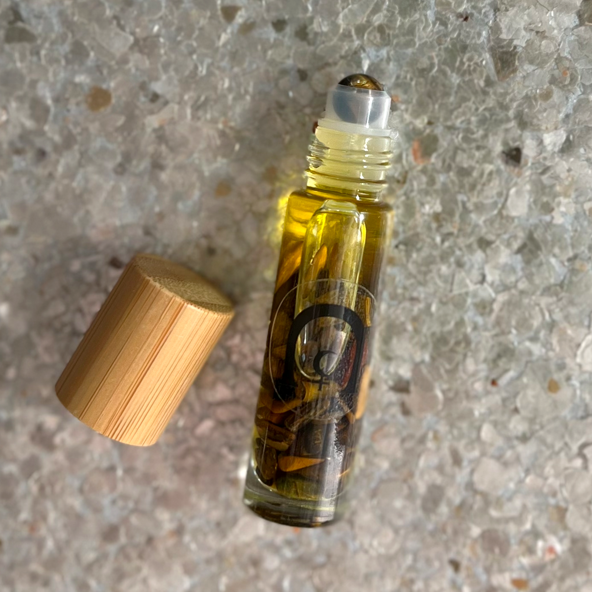 Grounded Abundance Tiger Eye Essential Oil Roller