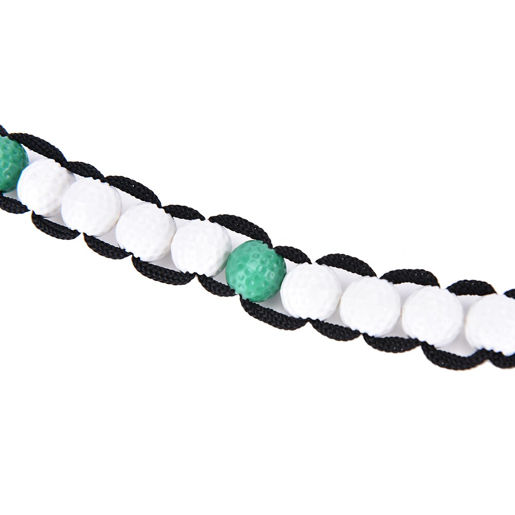 Golf Ball Beads Score Counter Stroke Putt Scoring Chain