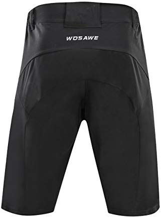 Men Mountain Loose-Fit Cycling MTB Shorts Plus Padded Underwear