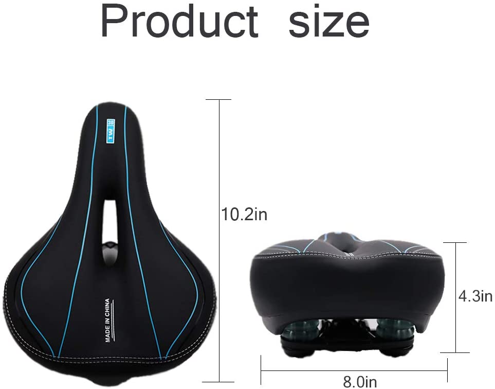 Comfortable Bike Seat-Wide Bike Saddle Seat