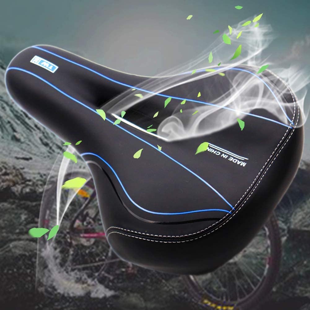 Comfortable Bike Seat-Wide Bike Saddle Seat