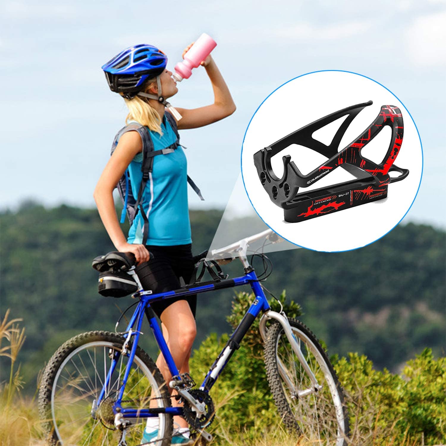 Bicycle Water Bottle Cages Lightweight Holder
