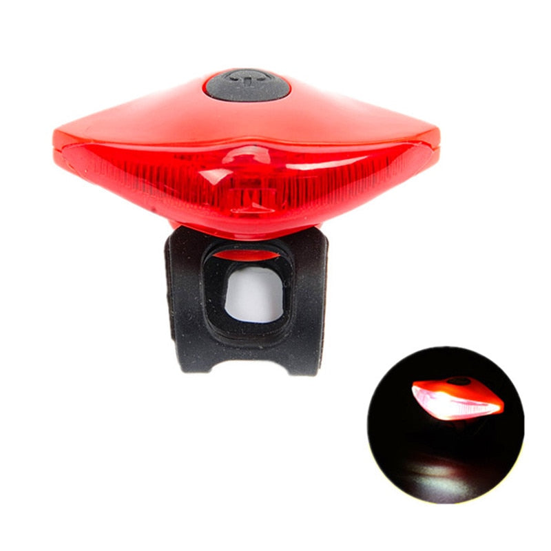 Waterproof LED Bicycle Taillight Super Bright Warning Front Rear Light Flashing Lamp