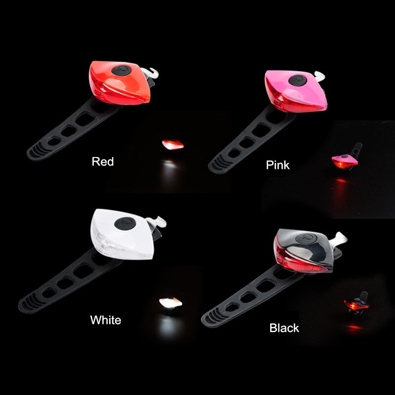 Waterproof LED Bicycle Taillight Super Bright Warning Front Rear Light Flashing Lamp