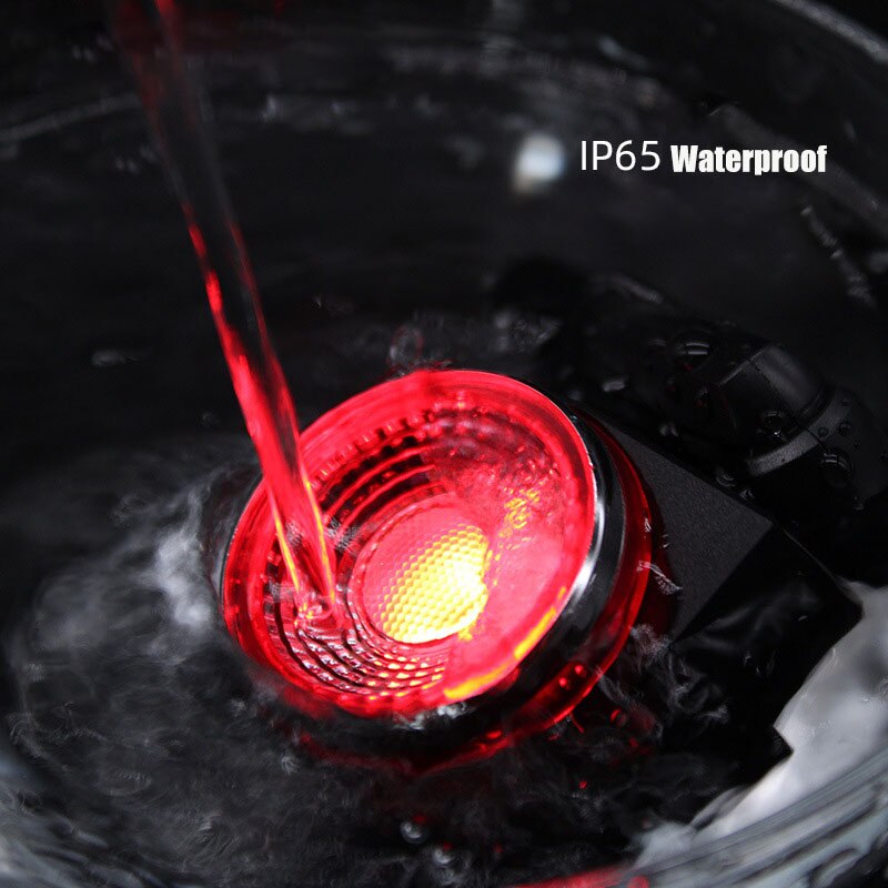 Bicycle Taillight LED MTB Bike Rear Light Bell Wireles Remote Control