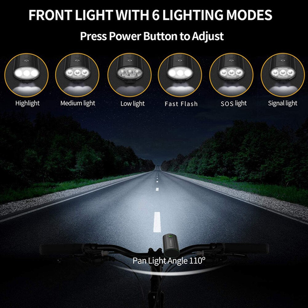 Waterproof T6 LED Bike Aluminum Alloy Headlight