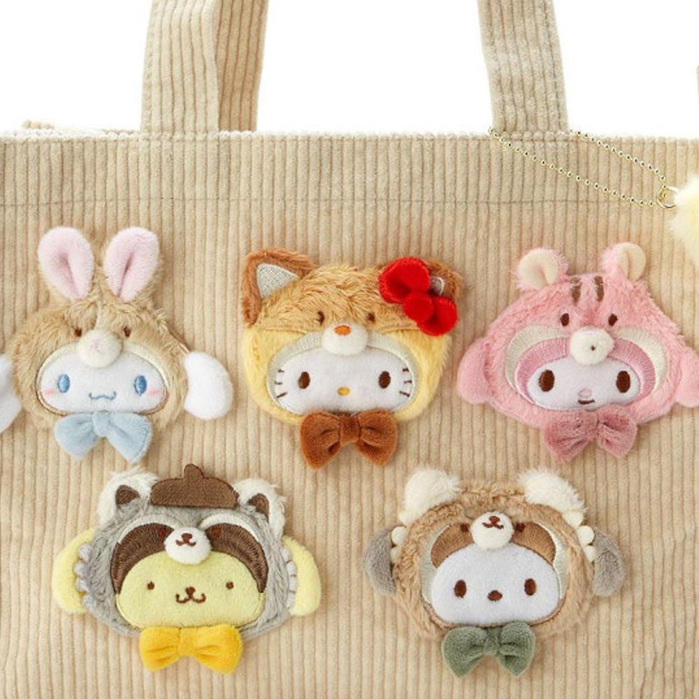 Sanrio Characters Forest Animal Corduroy Handbag