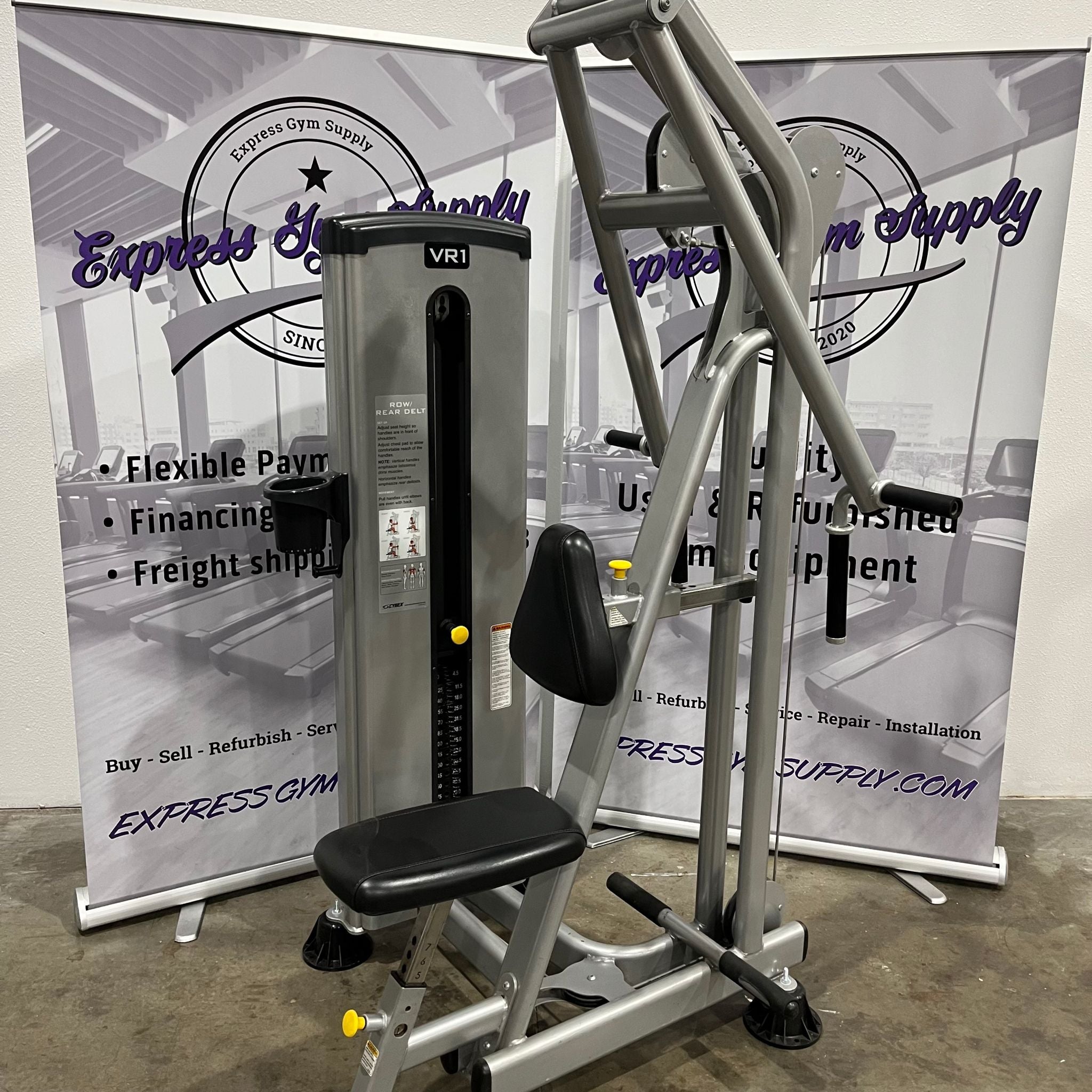 Used Cybex VR1 Row and Rear Delt Machine