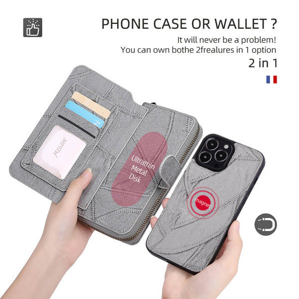 Phone Case Wallet detachable