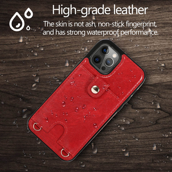 iphone Crossbody Phone Case Wallet waterproof leather