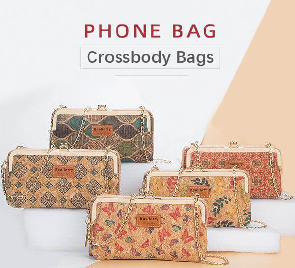 Kiss Lock Crossbody Phone Bag