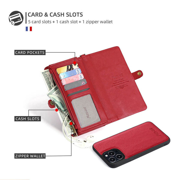 Phone Wallet Case card cash slots