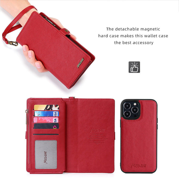 phone case wallet wrist strap