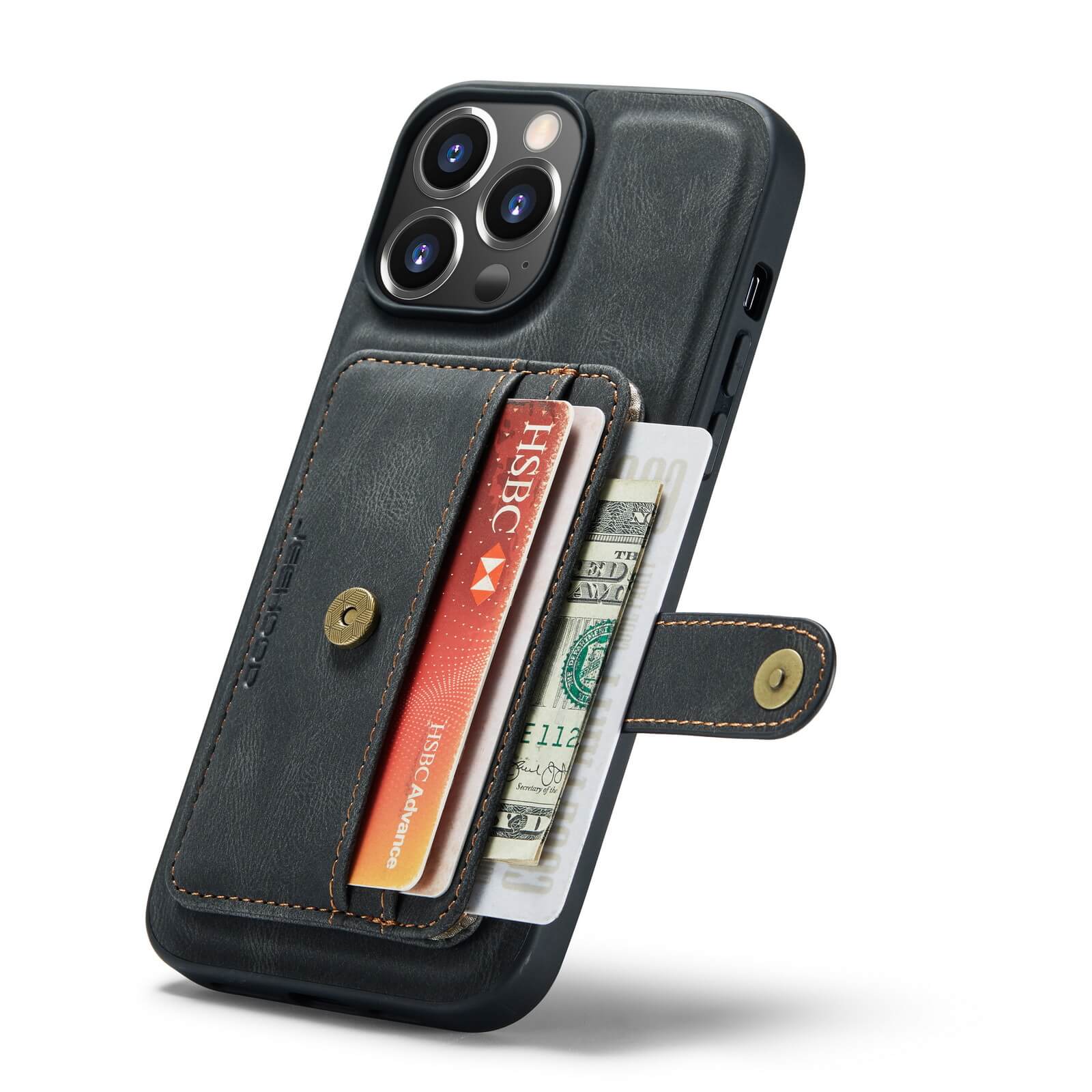 Samsung Galaxy Series RFID Detachable Magnetic Protective Phone Wallet Case with Card Holder