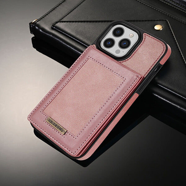 Phone Case Wallet with Multi Card Slots and Photo Slot for iPhone