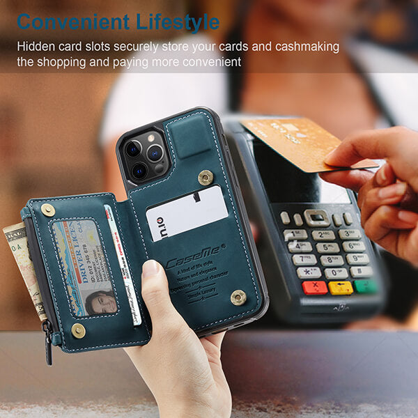 RFID Phone Wallet Case with Multi-Card Slots for Samsung Galaxy