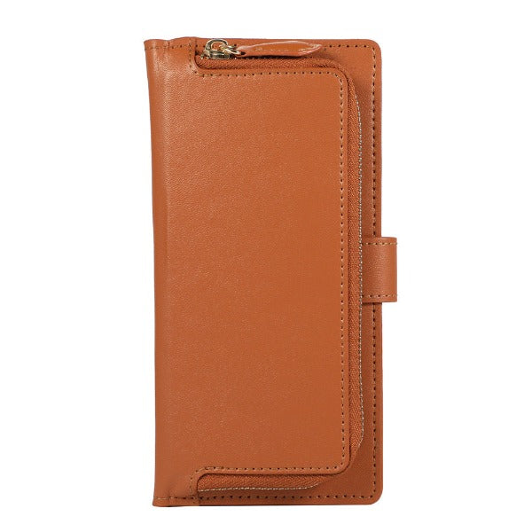 Multi-function Zipper Phone Wallet Case for iPhone