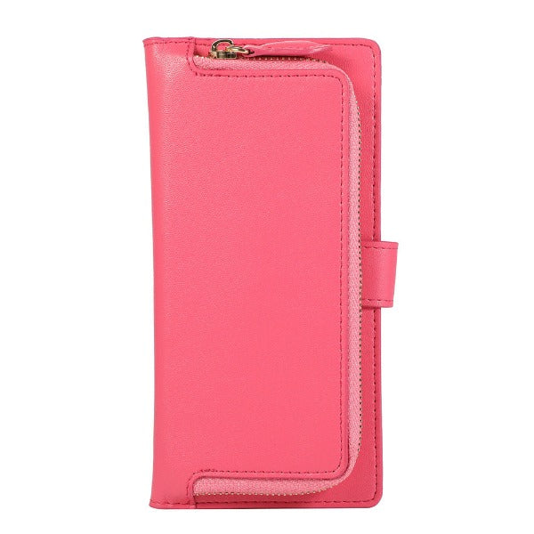 Multi-function Zipper Phone Wallet Case for iPhone