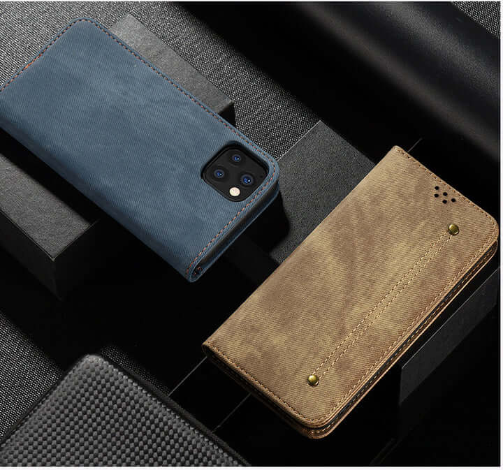 Vintage Phone Case Wallet with Multi-Card Slots for iPhone 14 Series