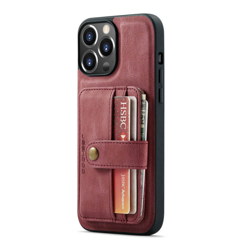 Samsung Galaxy Series RFID Detachable Magnetic Protective Phone Wallet Case with Card Holder