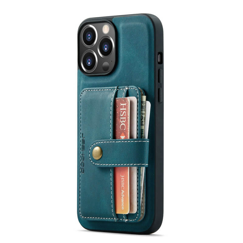 Samsung Galaxy Series RFID Detachable Magnetic Protective Phone Wallet Case with Card Holder