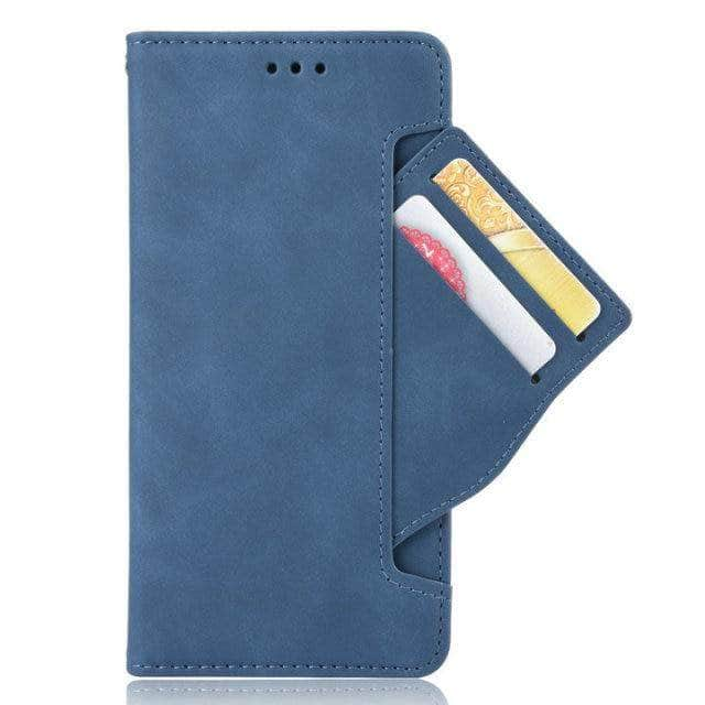 Samsung Galaxy Z Fold 3 Wallet Case with 4 Card Slots Removable Front Cardholder