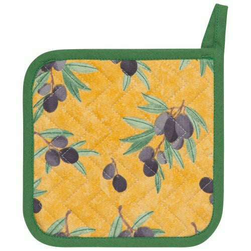 Olives Pot Holder & Oven Mitt