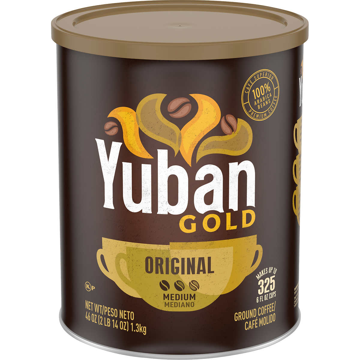 Yuban Gold Original Ground Coffee, Medium, 46 oz