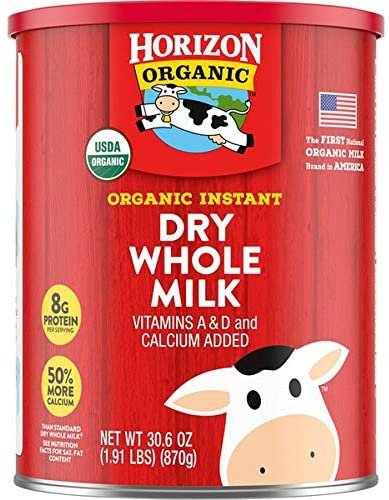 Horizon Organic Dry Whole Milk 30.6OZ (1.91lbs)