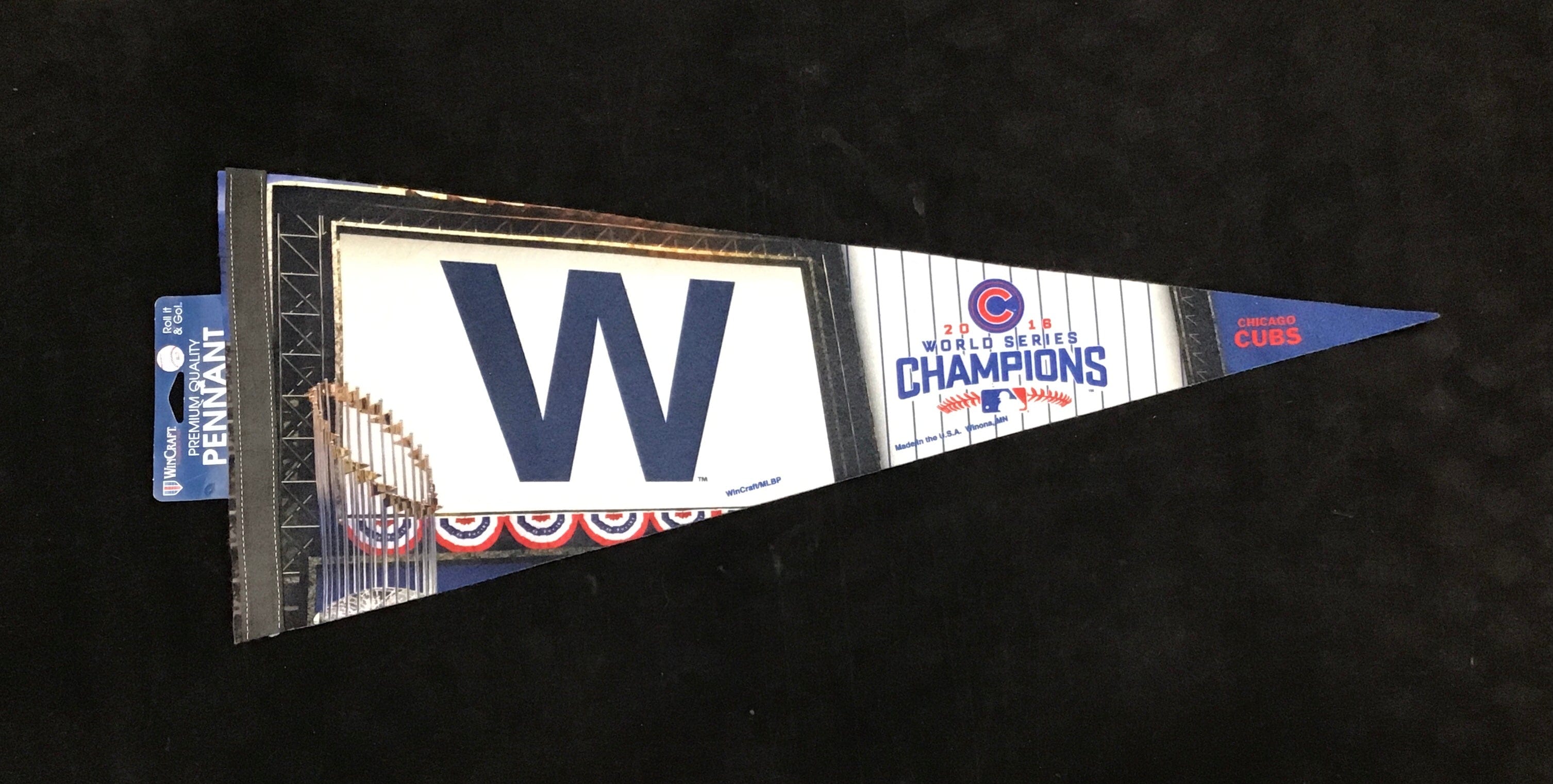 Chicago Cubs 2016 World Series Champions Pennant