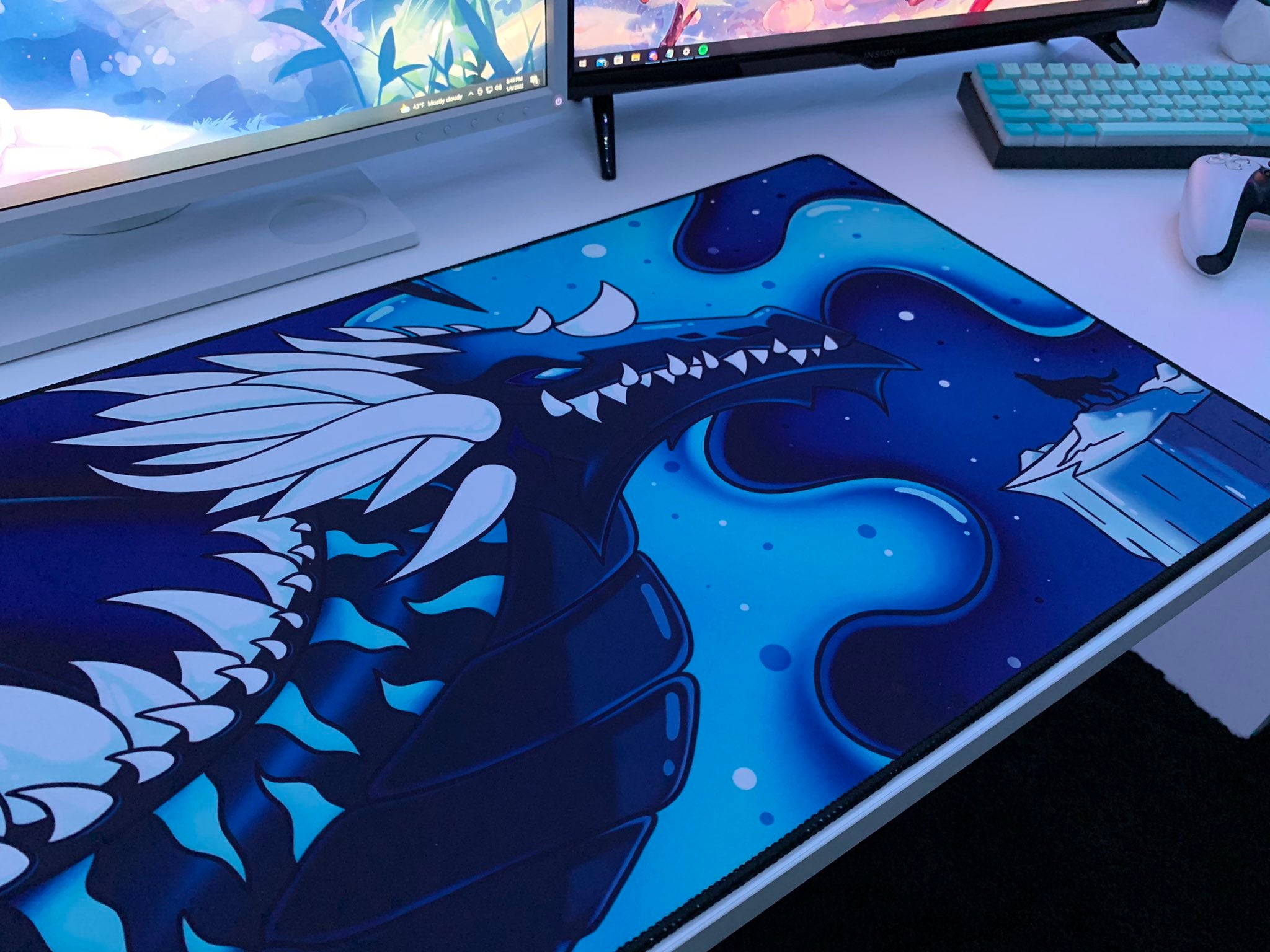 Blue Dragon XL Mouse Pad