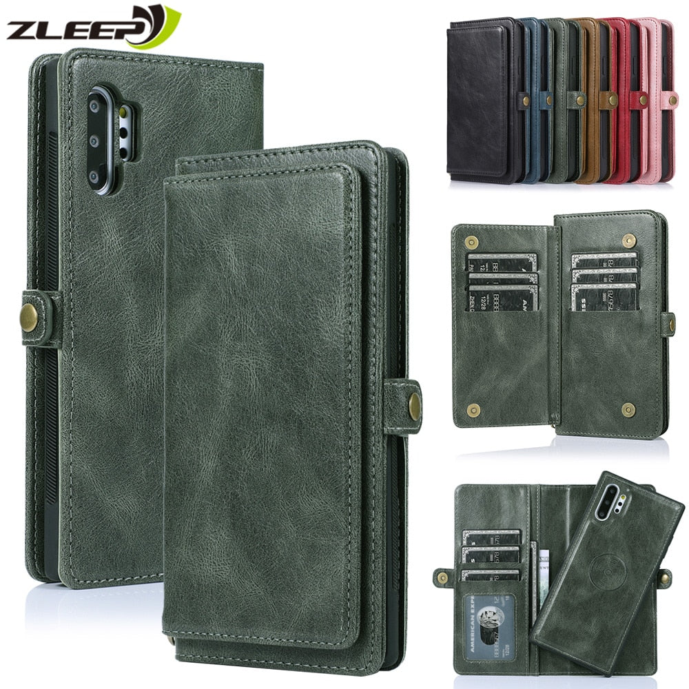 Zleepy Flip Leather Wallet Case For Samsung