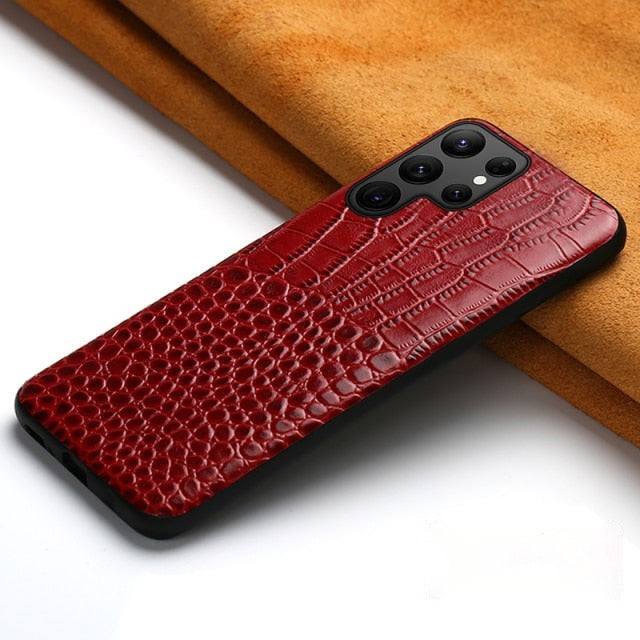 LANGSIDI Leather Case for Samsung