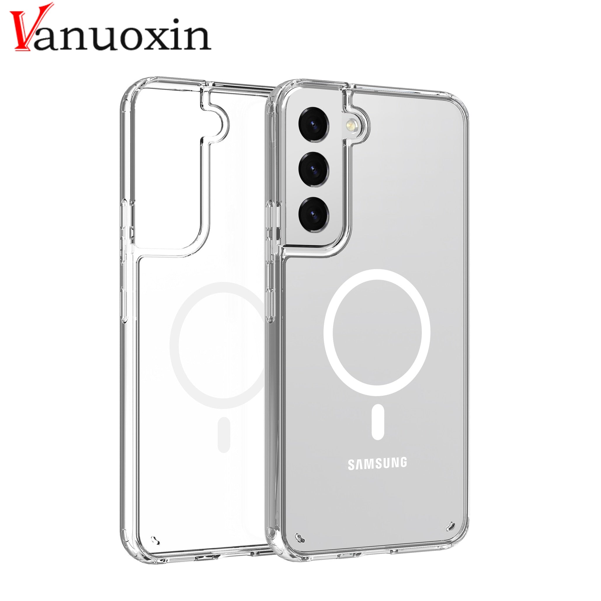 Magnetic Wireless Charging Case For Samsung