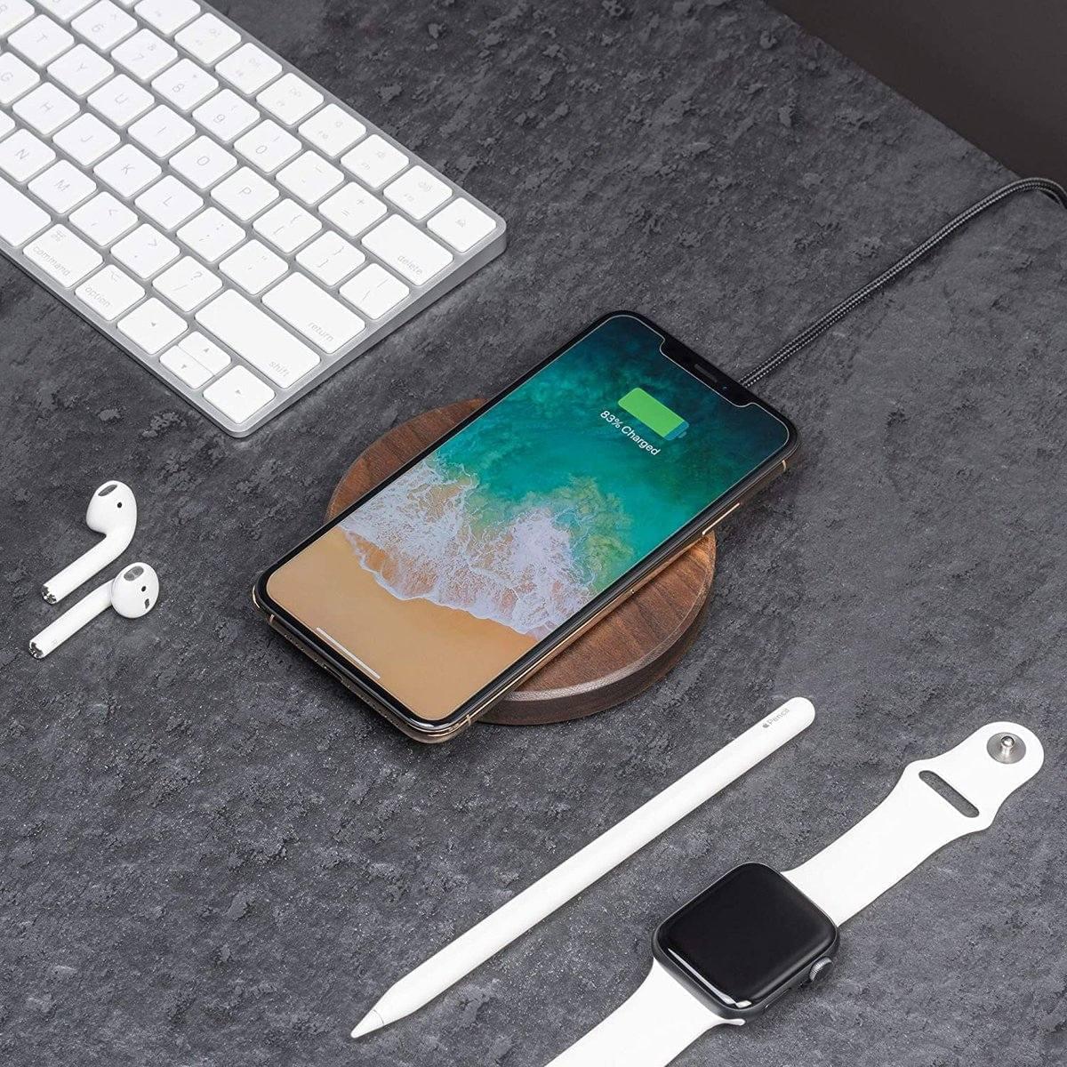 15W Wooden Fast Wireless Charger for Phones