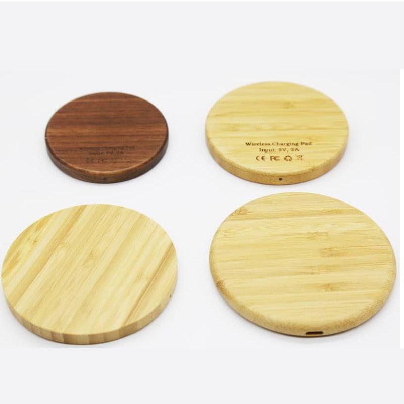 15W Wooden Fast Wireless Charger for Phones