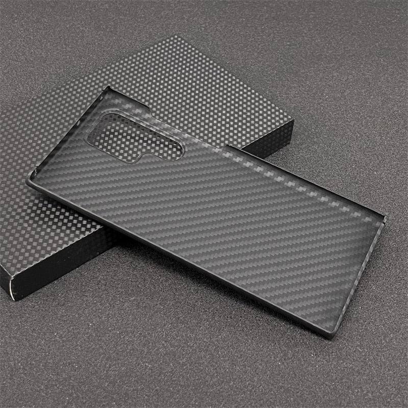 Real Carbon Fiber Lens Protection Case for Samsung