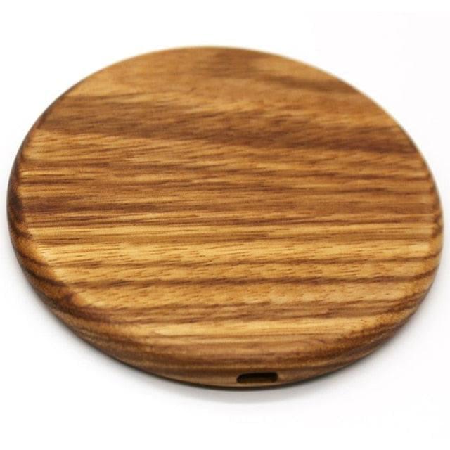 15W Wooden Fast Wireless Charger for Phones