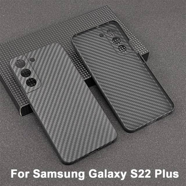 Real Carbon Fiber Lens Protection Case for Samsung