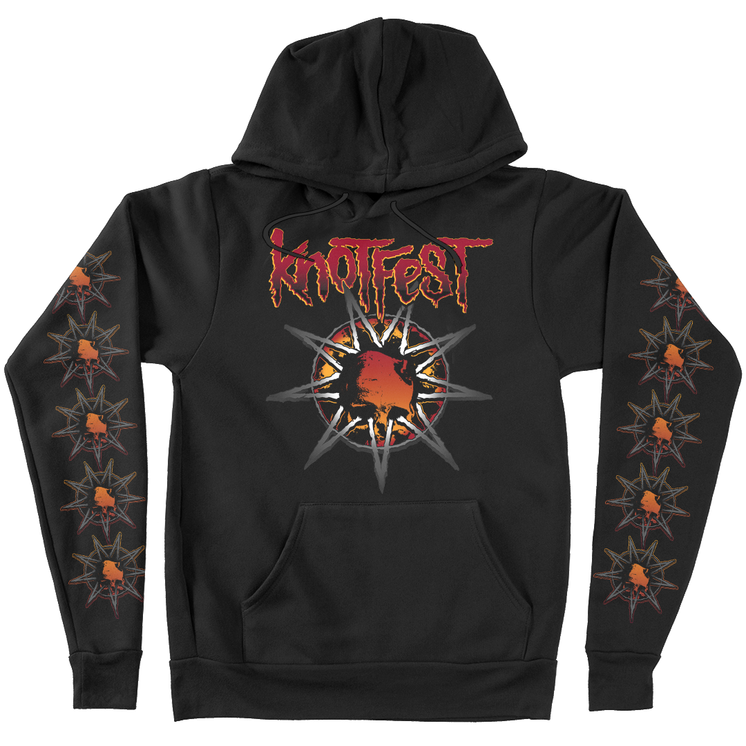  Knotfest Deathknot Fire Pullover Hoodie 