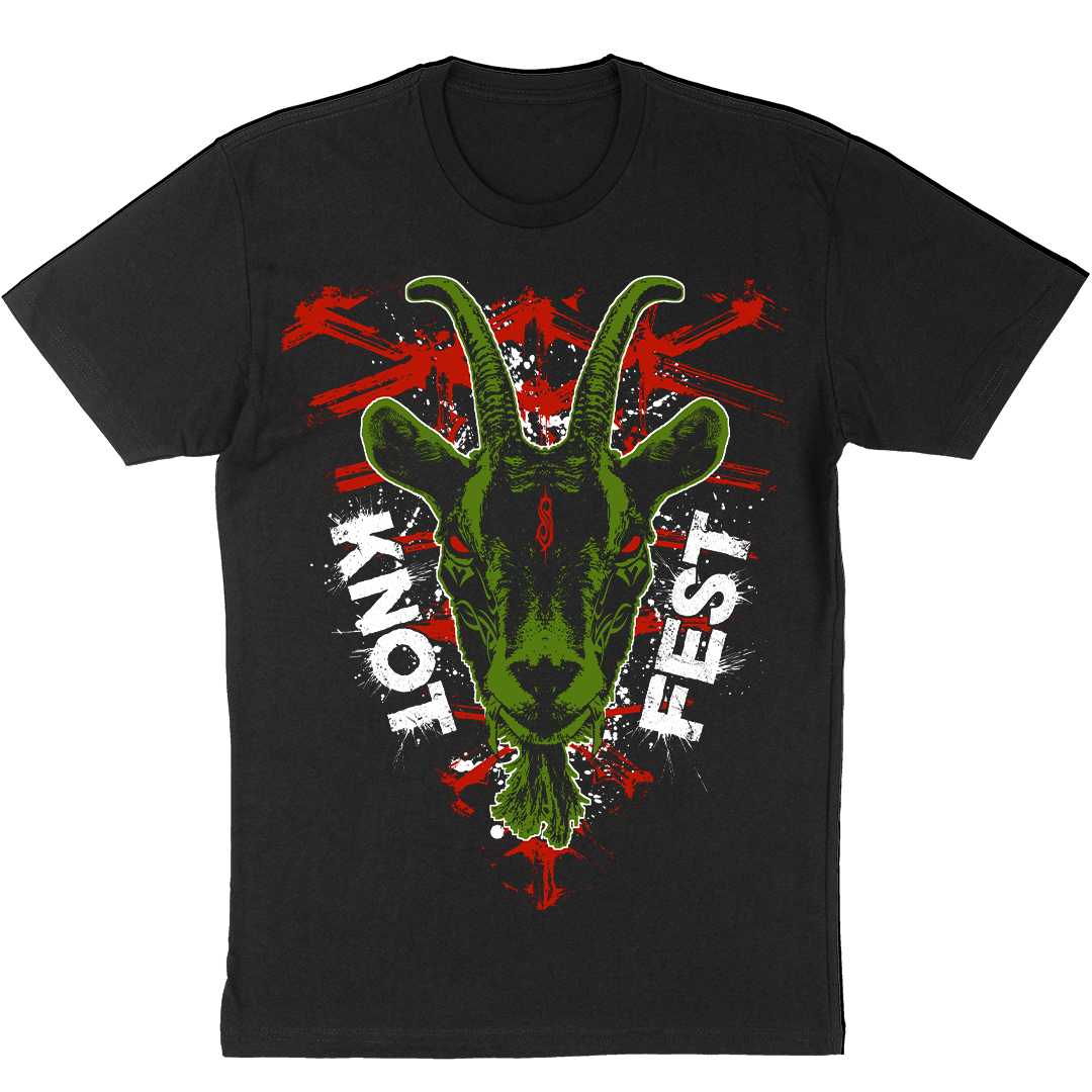  Knotfest 2022 Leg 2 Green Goat Head T-Shirt 