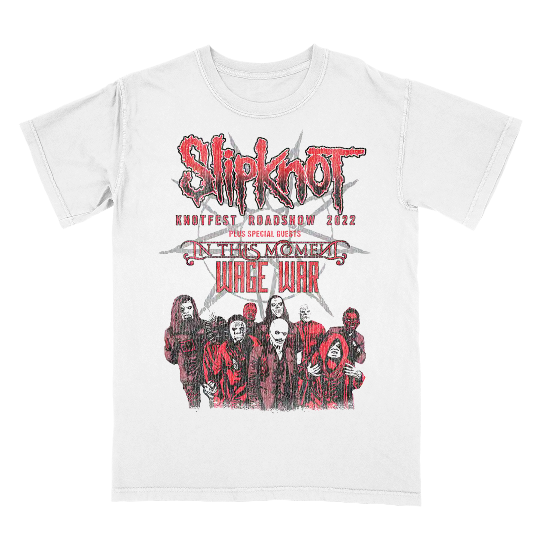  Knotfest Leg 1 Tour T-shirt in White 