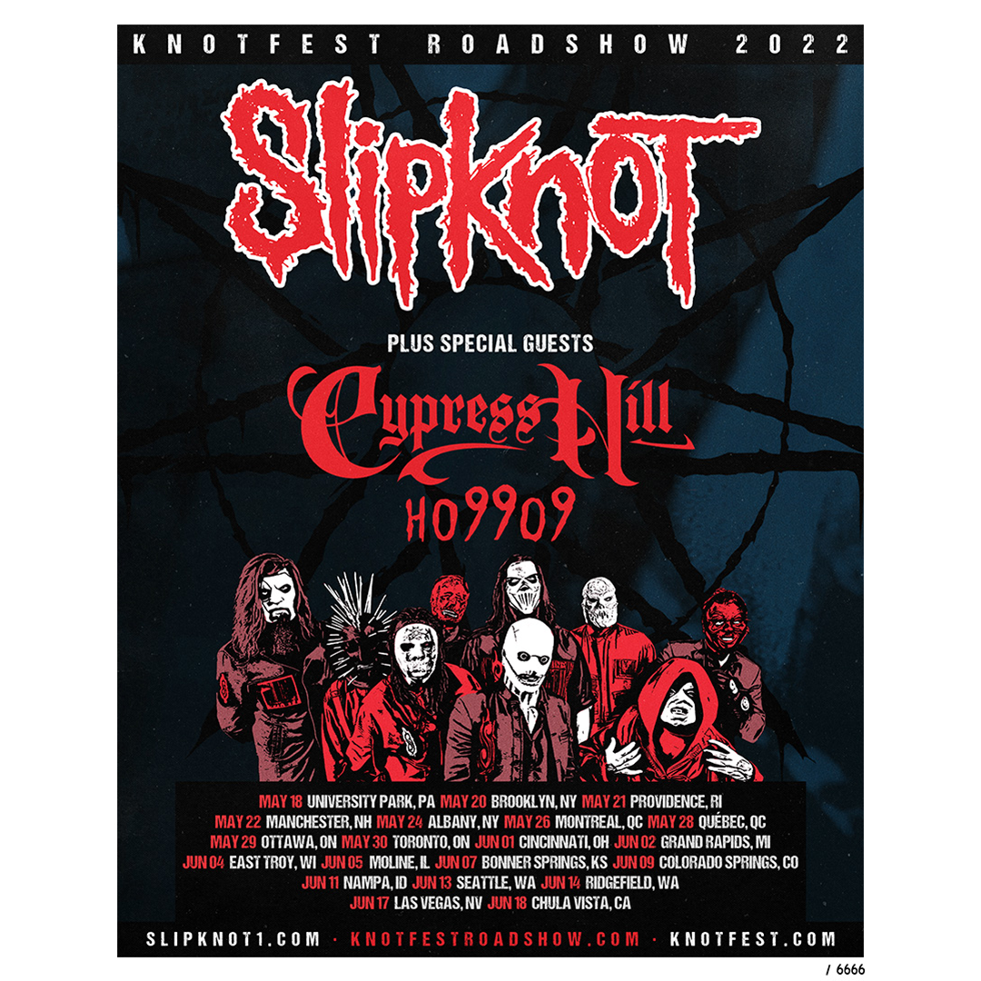  Knotfest Leg 2 2022 Poster 