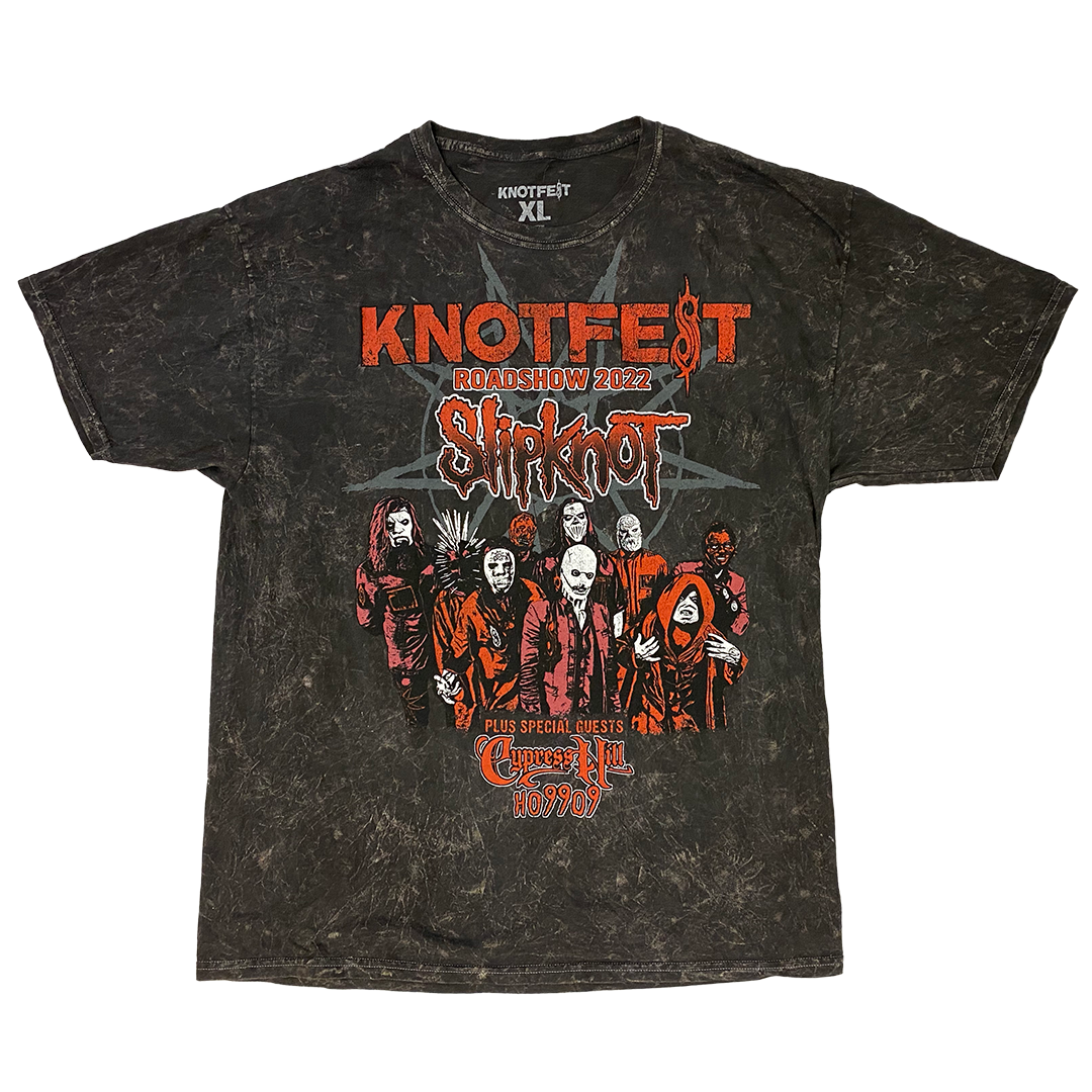  Knotfest Leg 2 Tour T-Shirt in Vintage Grey 