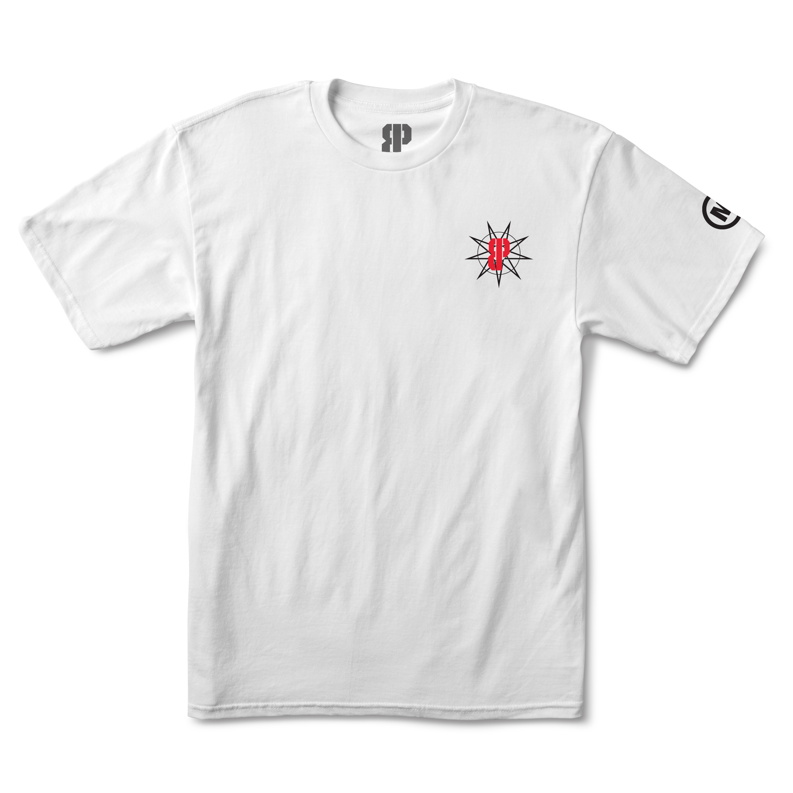  SK x BP White Barcode Tee 