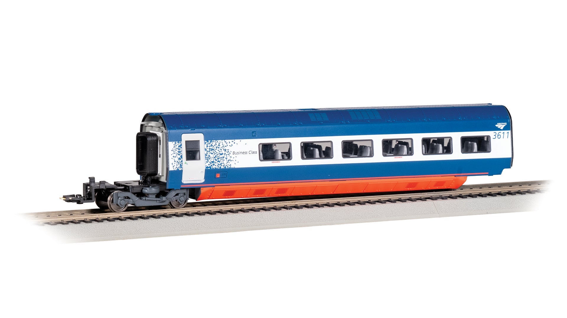 PREORDER Bachmann 89927 ACELA? II BUSINESS CLASS #3611 PASSENGER CAR - HO Scale