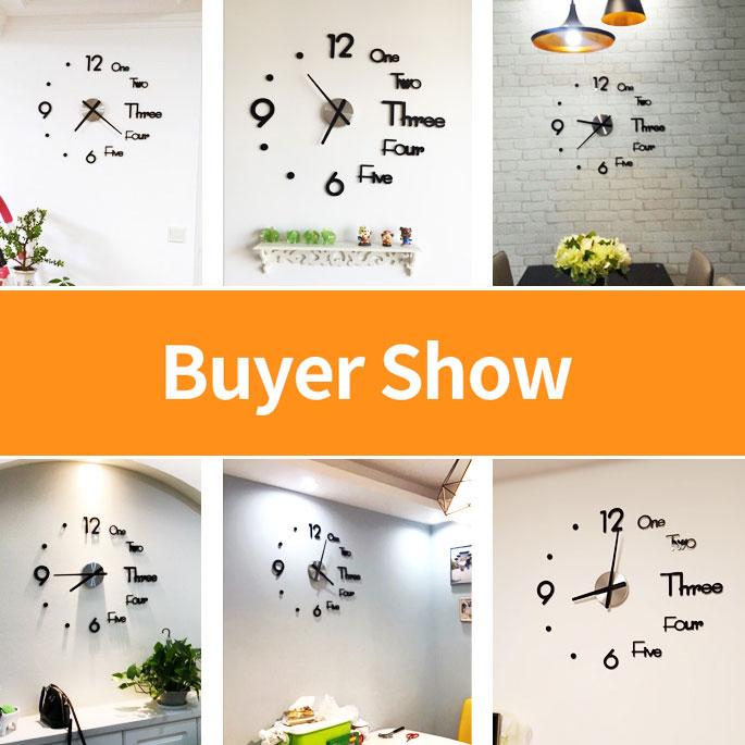 3d frameless clock buyer show