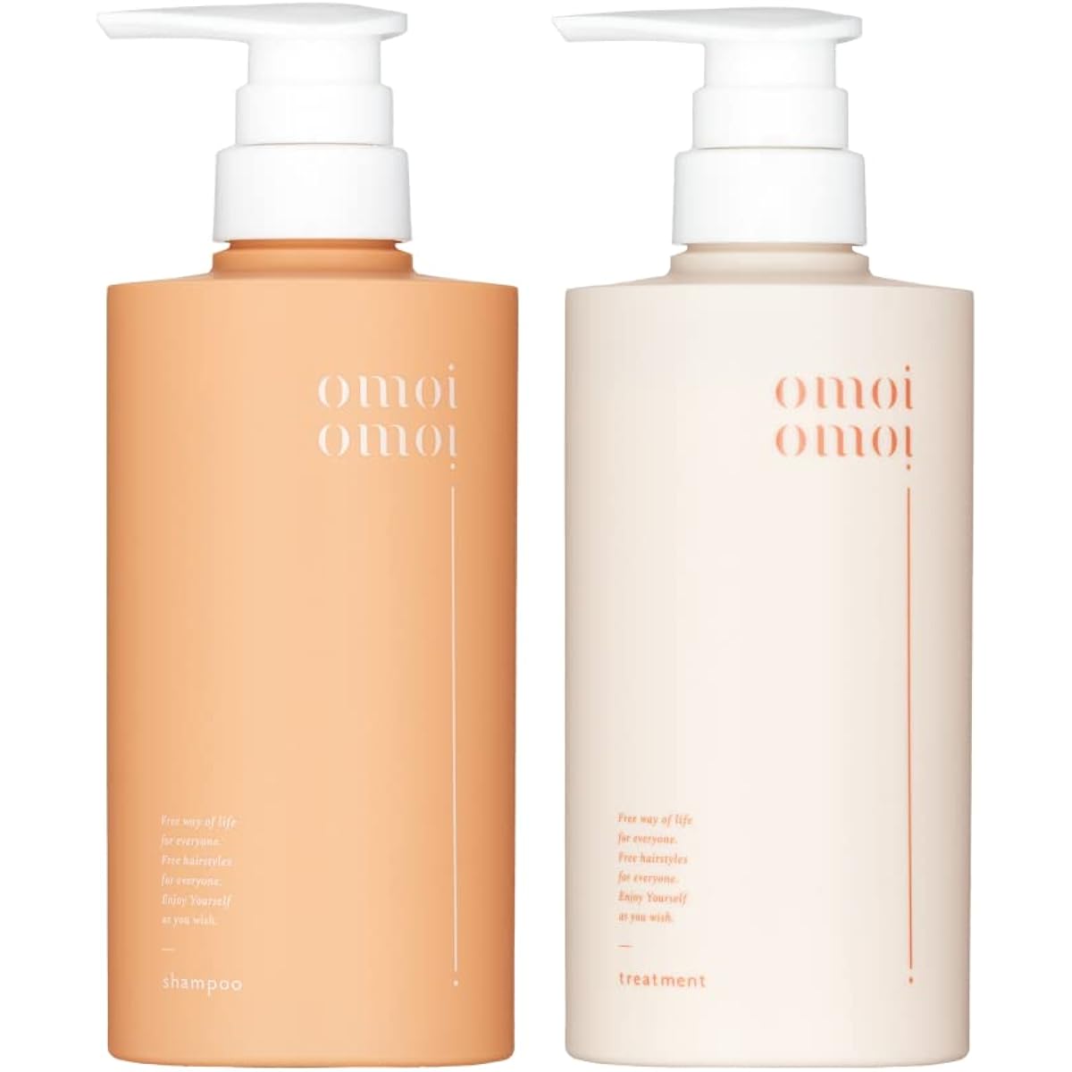 omoiomoi Scalp Shampoo 480ml & Treatment 480g (Set) [Amino acids, dense foam, scalp care, citrus verbena scent]