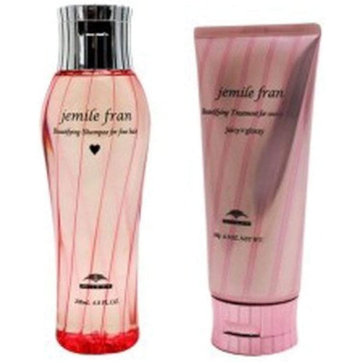 Milbon Gemile Fran Shampoo Heart H 200ml + Treatment Juicy Glossy 180g Set