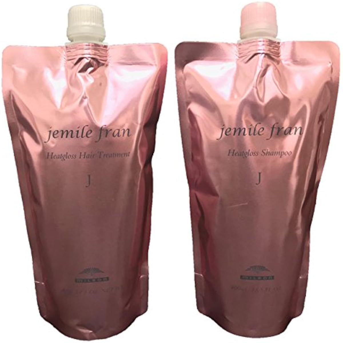 Milbon Jemile Fran Heat Gloss J Shampoo 400ml Treatment 400g Refill Set [jemile fran]